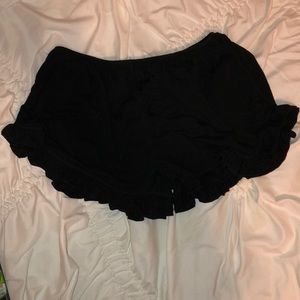 Brandy Melville Black flowy shorts